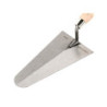 Truelle ronde en acier lame de 20 cm dexter