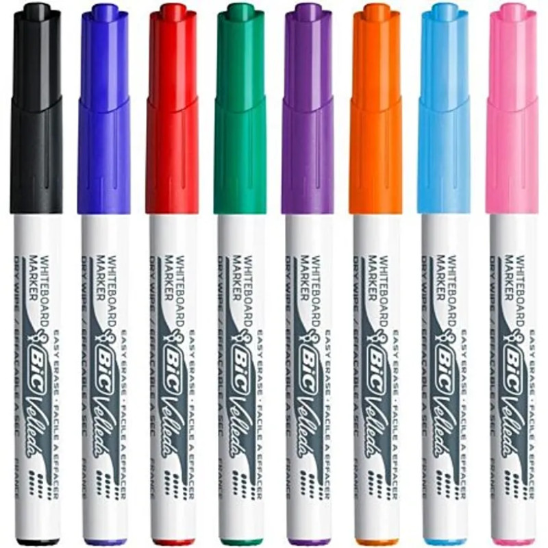 Pochette de 8 feutres effaçables - BIC