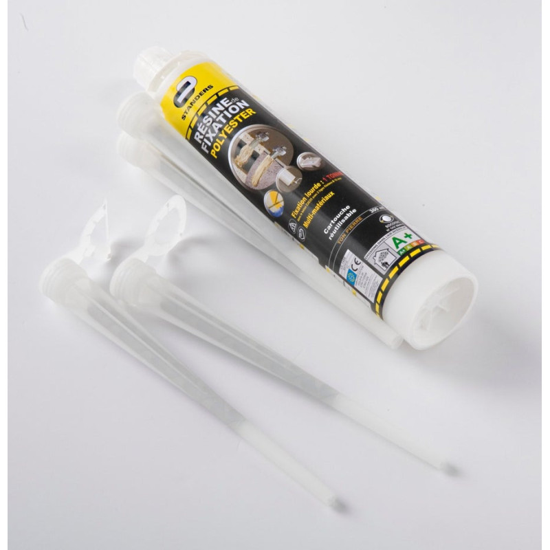 Cartouche de scellement chimique et canules Stan-Fix. STANDERS. 300 ml
