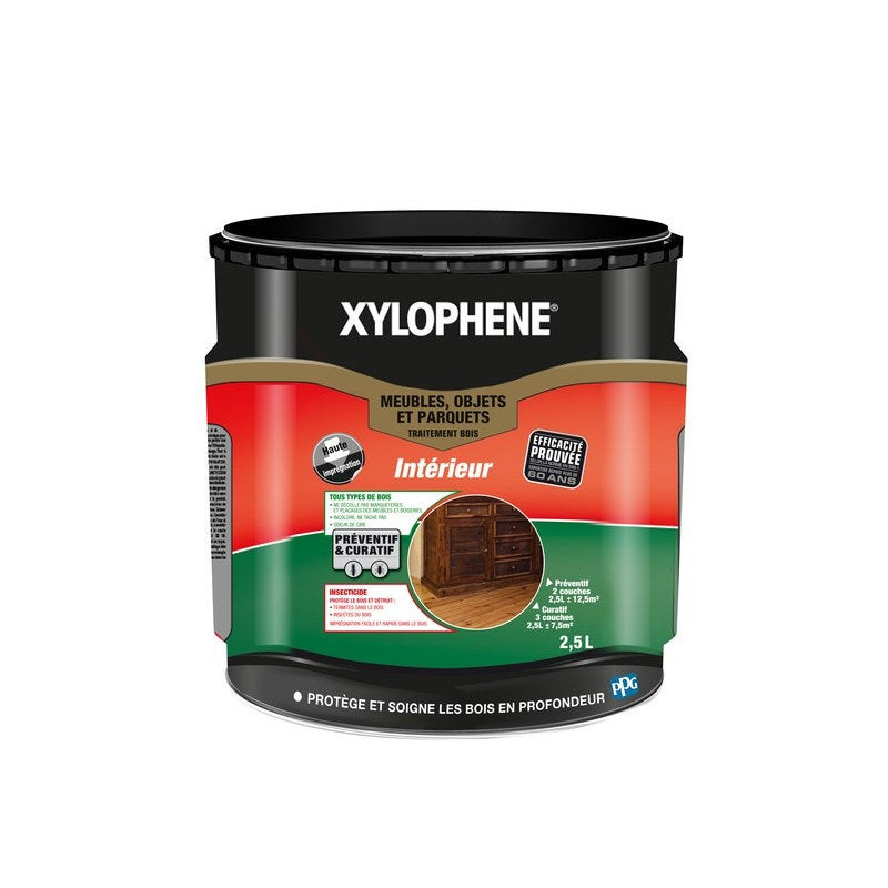 Traitement Du Bois Meuble Xylophene Premium 25 Ans. 2.5 L