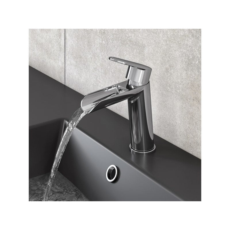 Mitigeur lavabo chromé lustré. SENSEA Icone cascade M