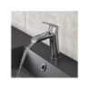 Mitigeur lavabo chromé lustré. SENSEA Icone cascade M