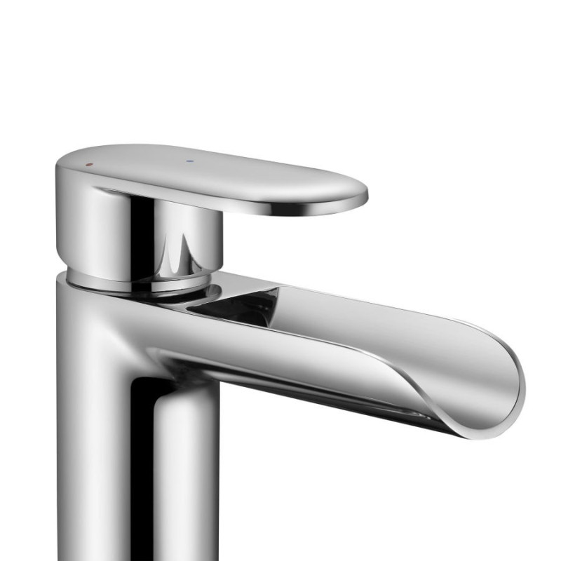 Mitigeur lavabo chromé lustré. SENSEA Icone cascade M