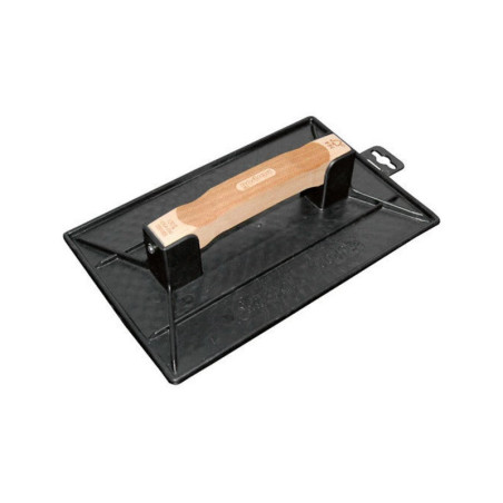 Taloche rectangulaire en plastique manche bois 35x25 cm nespoli