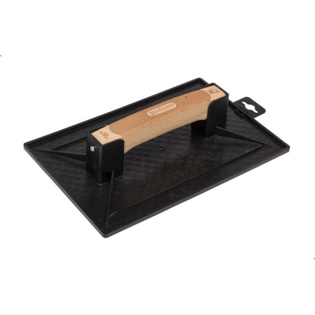 Taloche rectangulaire en plastique manche bois 35x25 cm nespoli