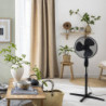 Ventilateur sur pied ALTONA 4 40 cm 45 w EQUATION noir