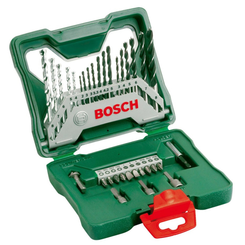 Coffret De 33 Pièces De Perçage / Vissage Pour Pierre / Métal / Bois Bosch