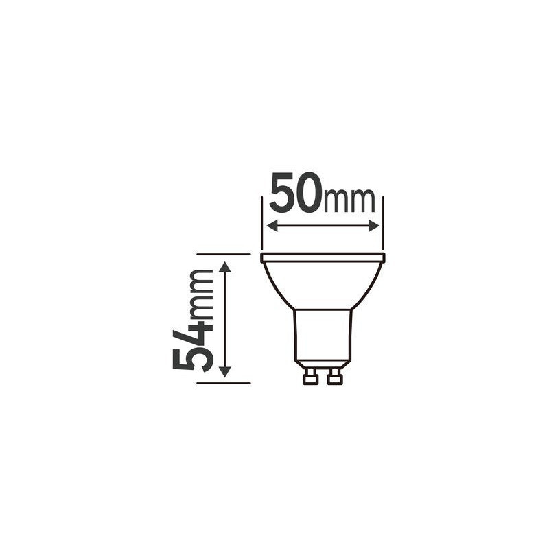 Lot de 3 ampoules LED réflecteur GU10