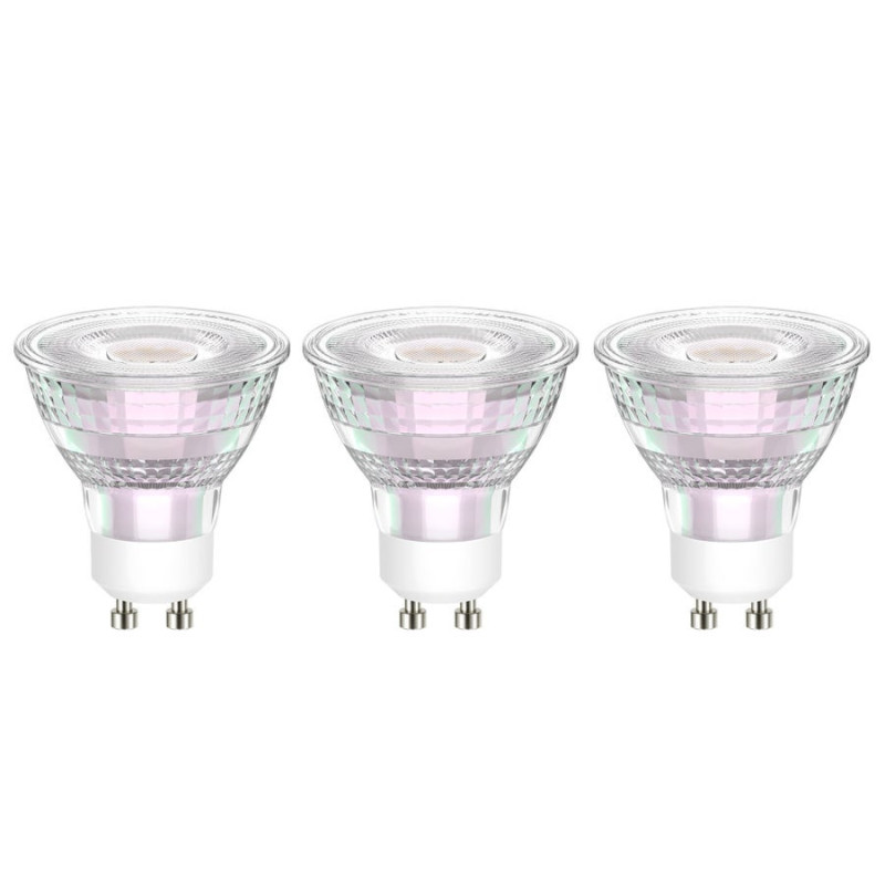 Lot de 3 ampoules LED réflecteur GU10