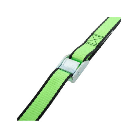 Sangle à griffes  largeur 25mm x longueur 5m verte 200kg. STANDERS