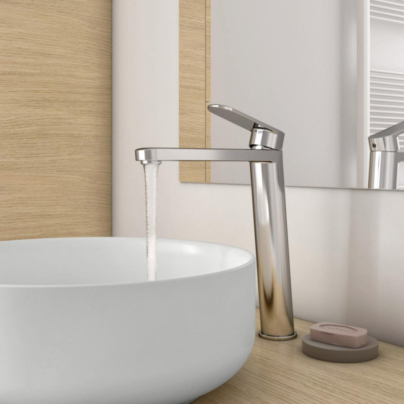 Mitigeur lavabo chromé brillant. SENSEA Icone XL