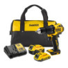 Perceuse visseuse sans fil DEWALT 18 V 4 Ah. 2 batteries DualRun DCD709MDR-QW