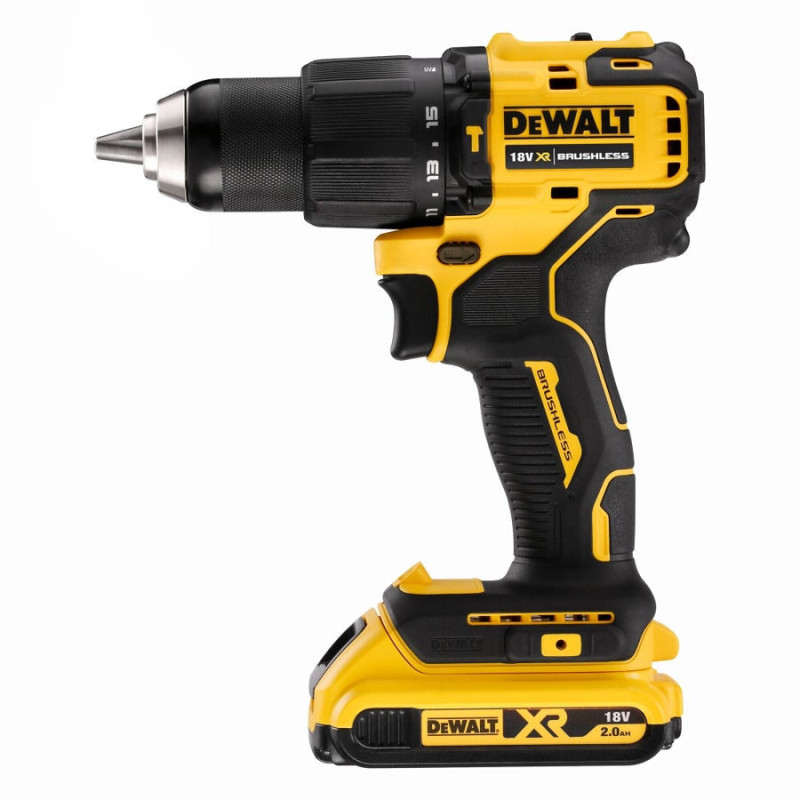 Perceuse visseuse sans fil DEWALT 18 V 4 Ah. 2 batteries DualRun DCD709MDR-QW