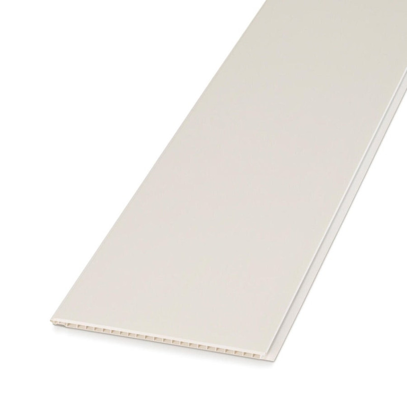 Lambris Pvc Blanc Artens L.260 X L.25 Cm X Ep.10 Mm