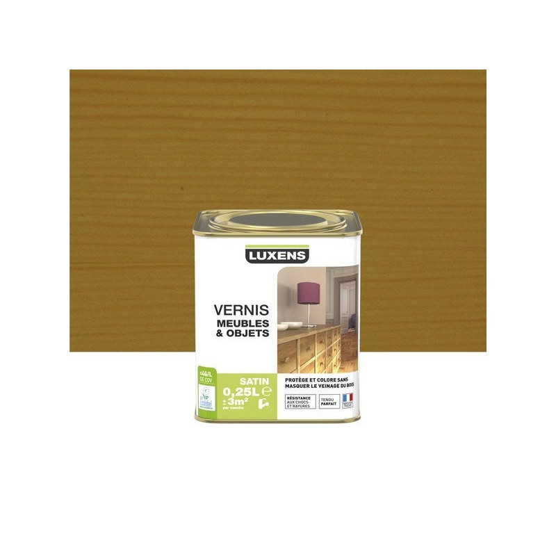 Vernis Meuble Et Objet Vernis Meubles Et Objets Luxens. Noyer Satiné. 0.25L