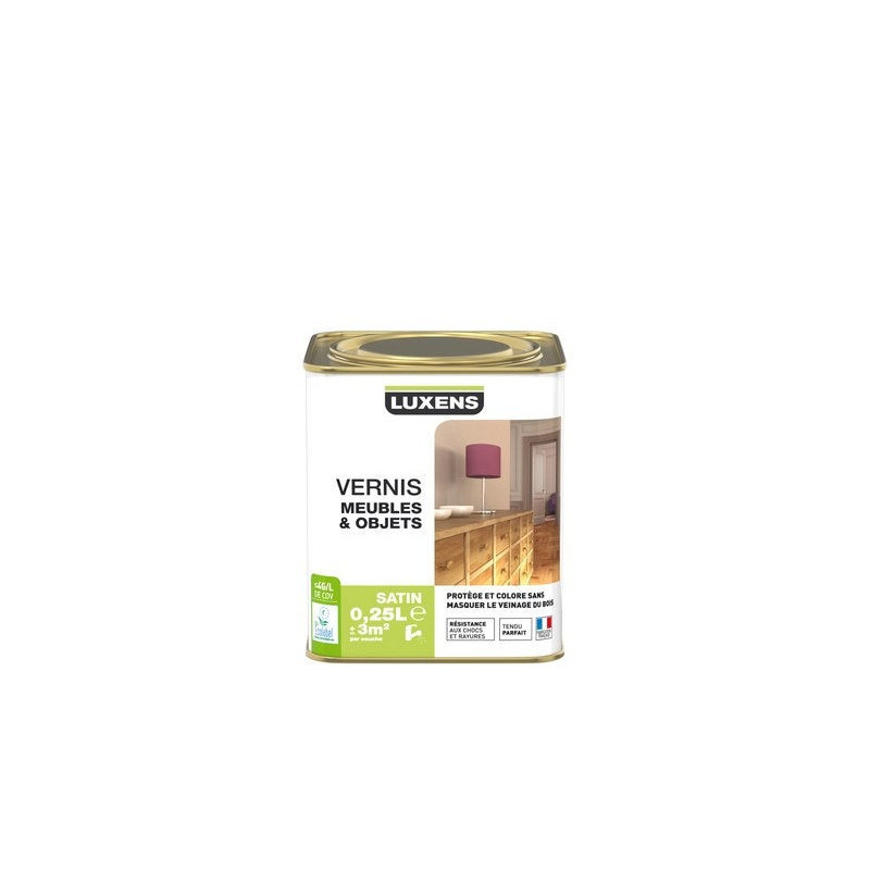 Vernis Meuble Et Objet Vernis Meubles Et Objets Luxens. Noyer Satiné. 0.25L