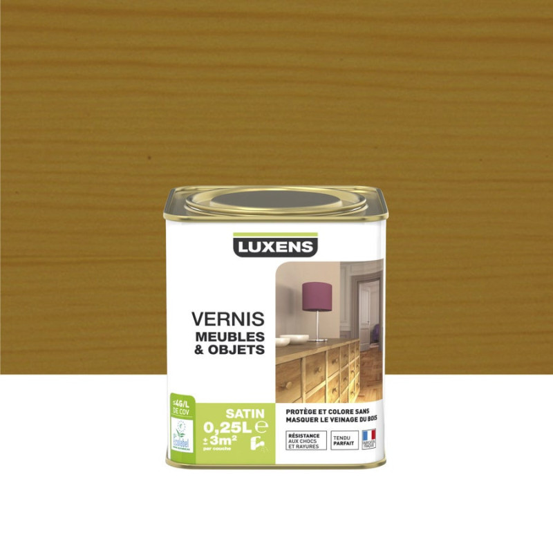 Vernis Meuble Et Objet Vernis Meubles Et Objets Luxens. Noyer Satiné. 0.25L