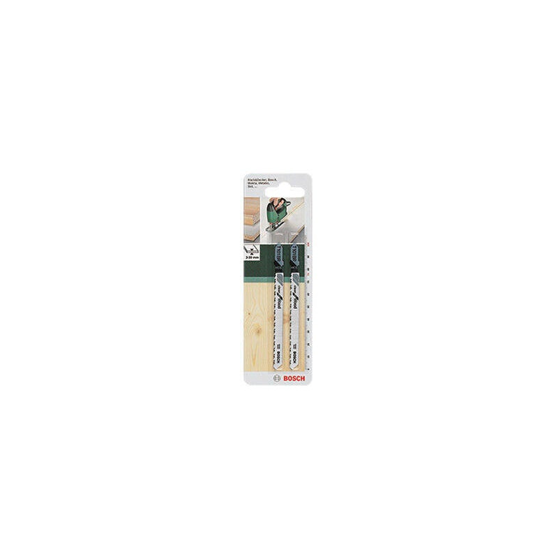 Lot De 2 Lames Coupe Fine Et Nette Bosch T101Br Pour Plans De Travail