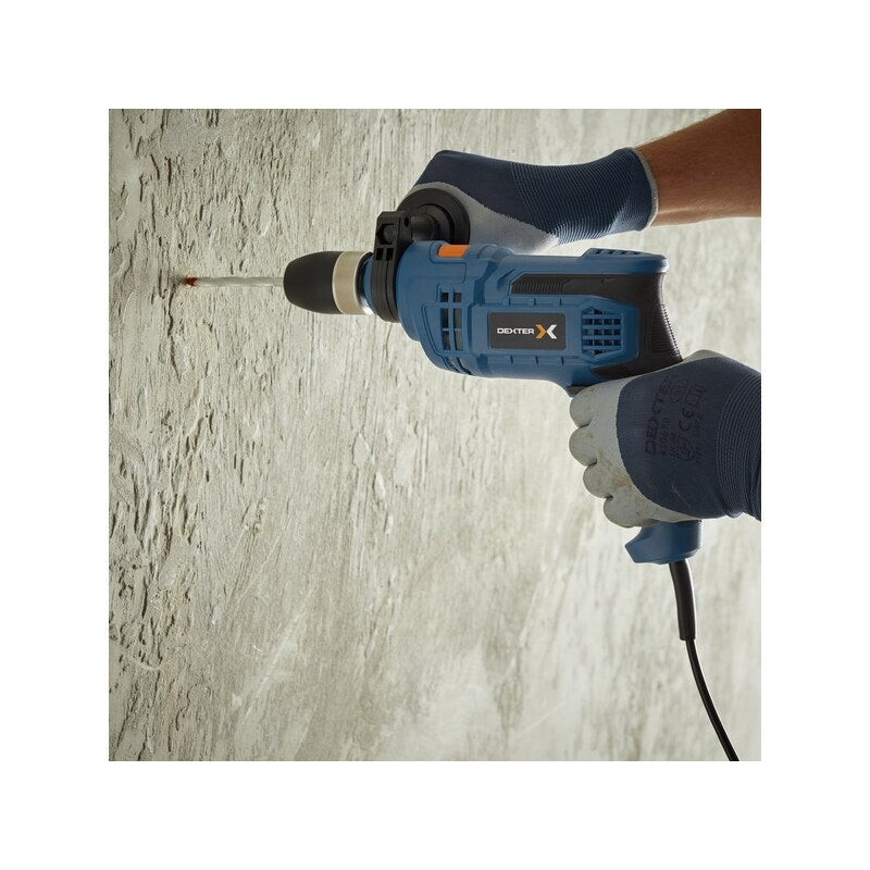 Perceuse À Percussion Filaire Dexter Dp5 900Id2.5. 900 W