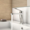 Mitigeur de lavabo chrome chromé. SENSEA Icone M