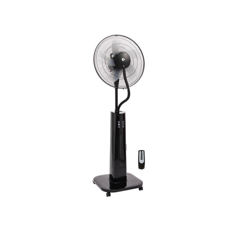 Ventilateur brumisateur sur pied. EQUATION. Diam. 40 cm. 70 W noir