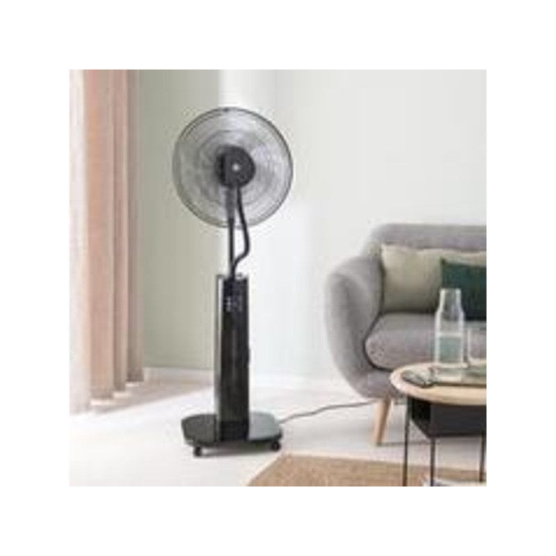 Ventilateur brumisateur sur pied. EQUATION. Diam. 40 cm. 70 W noir