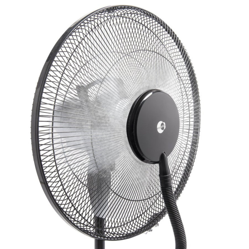 Ventilateur brumisateur sur pied. EQUATION. Diam. 40 cm. 70 W noir
