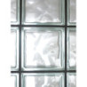 Brique De Verre. Transparent Ondulé Brillant