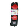 Multiprise Filaire. 3 Prises Noir / Rouge. 2M. Lexman