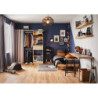 Kit dressing avec rideau New star topenga H.200 x l.122.8/177.2 x P.49.9 cm