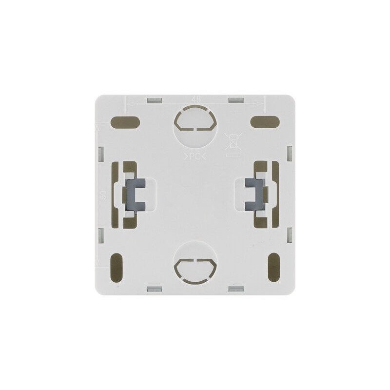 Prise avec terre saillie, complet, LEXMAN Surface, blanc