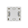 Prise avec terre saillie, complet, LEXMAN Surface, blanc