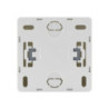 Prise avec terre saillie, complet, LEXMAN Surface, blanc