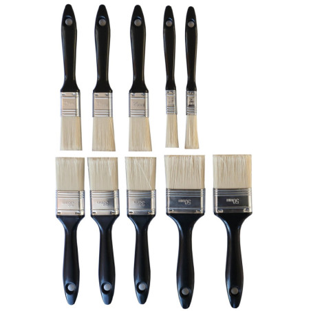 Lot de 10 pinceaux pour peindre toute surface