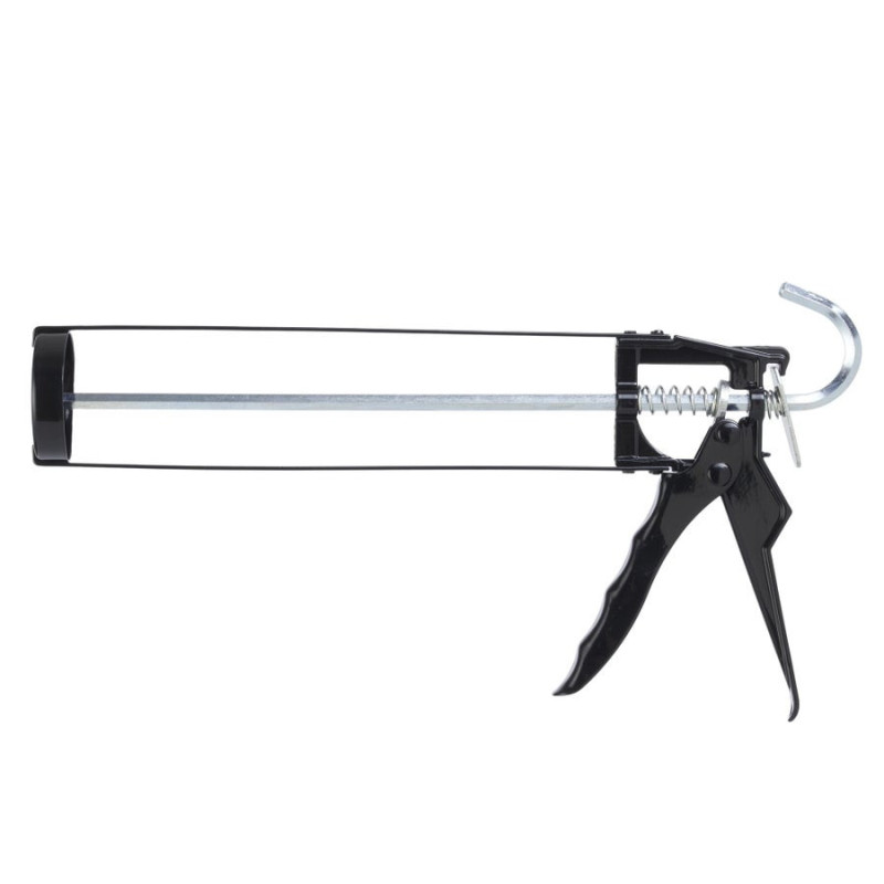 Pistolet à cartouche pour mastic et colle, acier noir