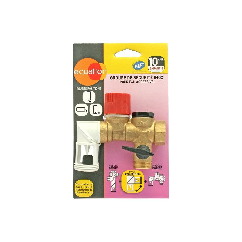 Groupe de securite orientable inox equation