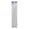 Lot de 25 colliers, diam. 3 à 90 mm, L.350 mm, blanc, LEXMAN