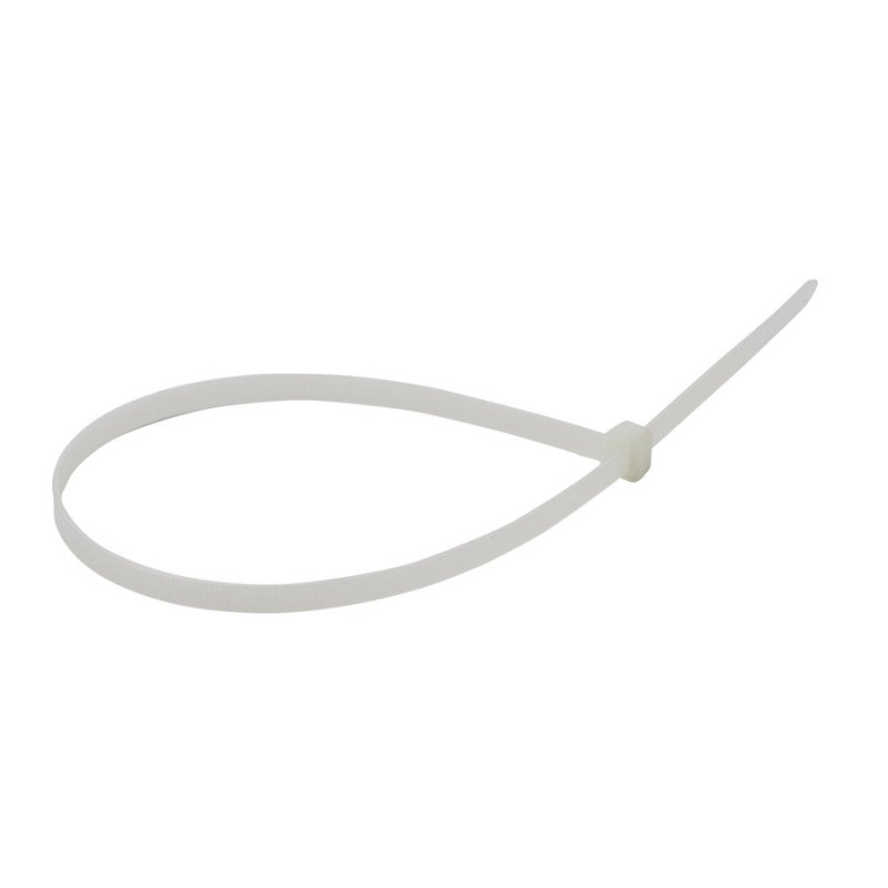 Lot de 25 colliers, diam. 3 à 90 mm, L.350 mm, blanc, LEXMAN