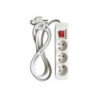 Multiprise filaire blanc LEXMAN