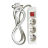 Multiprise filaire blanc LEXMAN