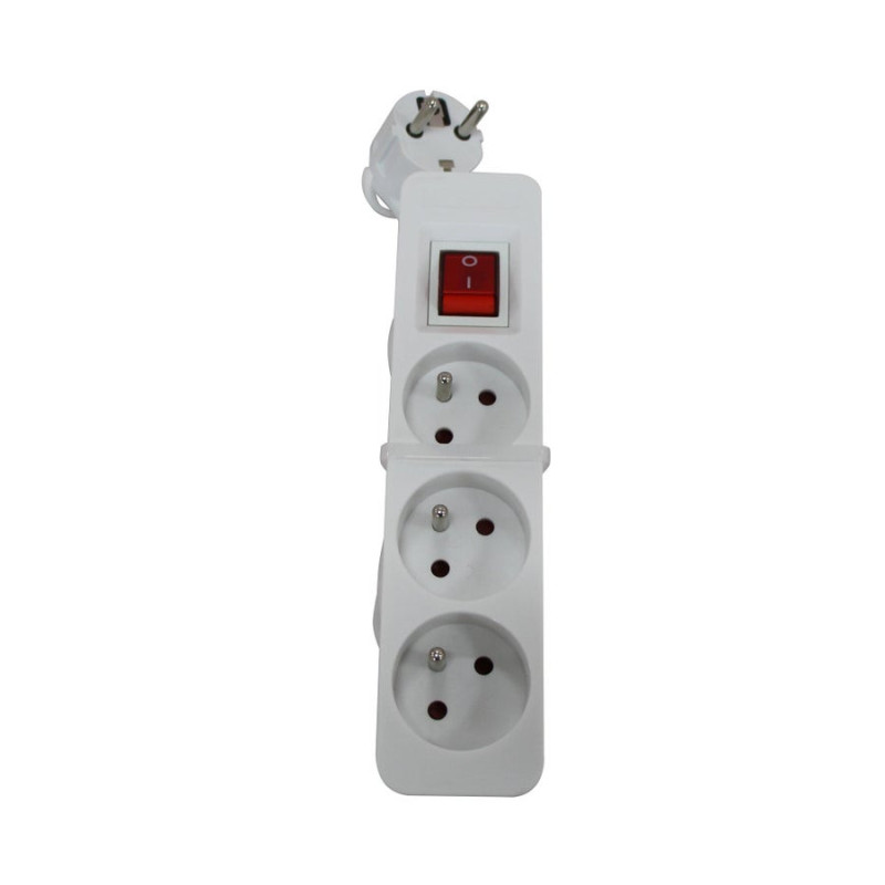 Multiprise filaire blanc LEXMAN