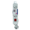 Multiprise filaire blanc LEXMAN