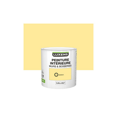 PEINTURE INTERIEURE BANANA6 LUXENS SATIN 0.5L