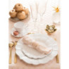 Assiette à  dessert en faïence blanche - MAISONS DU MONDE