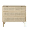 Solstice - Commode 3 tiroirs cannage en rotin L90 - MAISONS DU MONDE