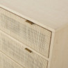 Solstice - Commode 3 tiroirs cannage en rotin L90 - MAISONS DU MONDE