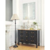 Versailles - Commode 3 tiroirs en bois d'acacia et de manguier noire L110 - MAISONS DU MONDE