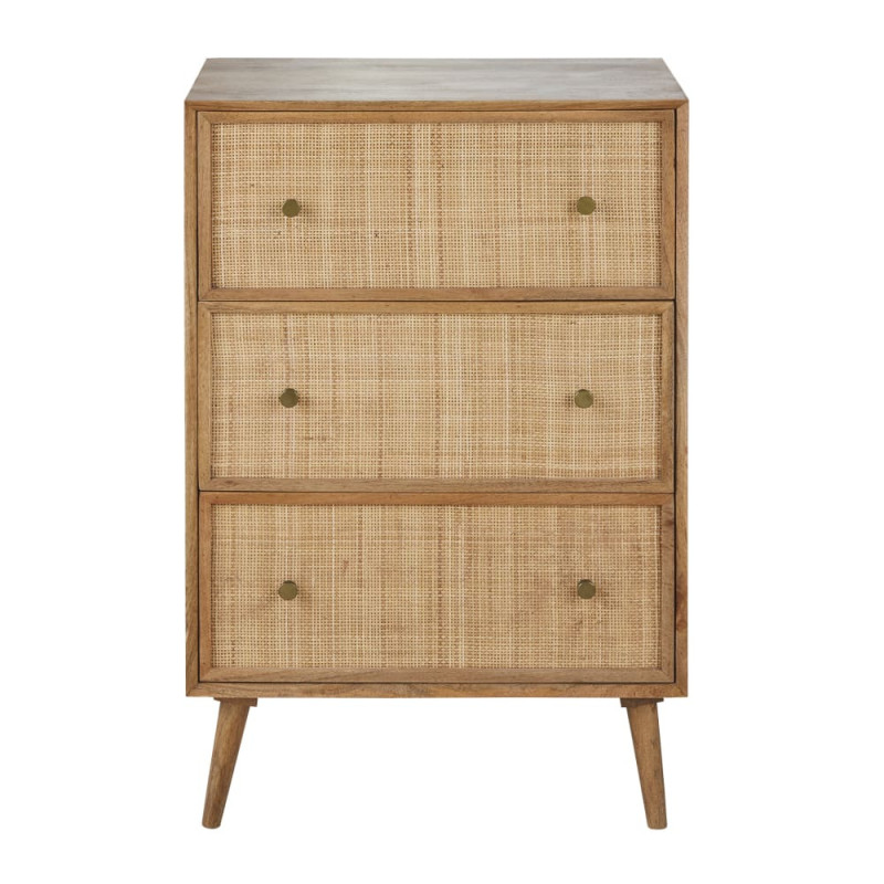Gisele - Commode haute vintage 3 tiroirs L65- MAISONS DU MONDE