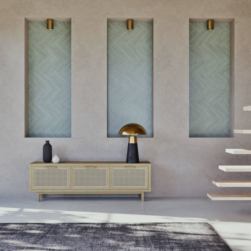 Canopy - Meuble TV 3 trappes cannage en rotin L160 - MAISONS DU MONDE