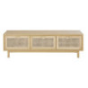 Canopy - Meuble TV 3 trappes cannage en rotin L160 - MAISONS DU MONDE